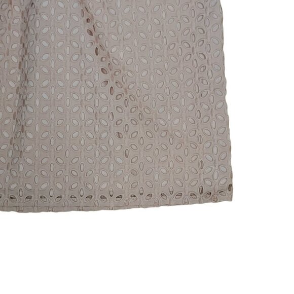 LOFT Dusty Rose Eyelet Tulip Mini Skirt - Picture 3 of 11